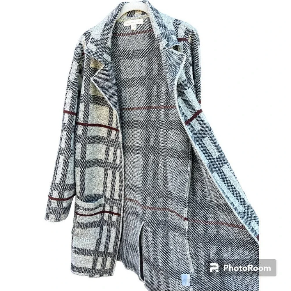 Monteau cardigan plaid